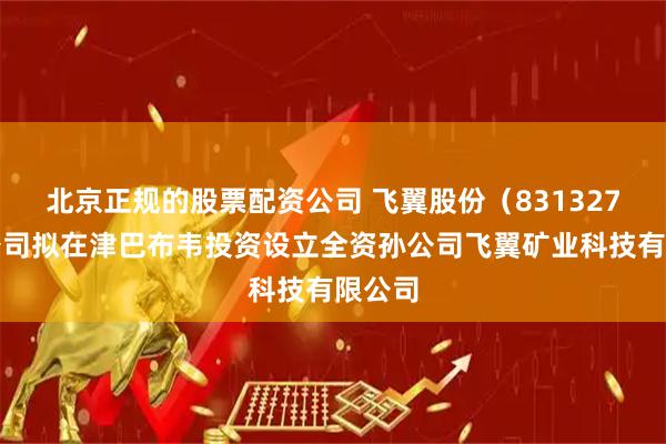 北京正规的股票配资公司 飞翼股份（831327）：公司拟在津巴布韦投资设立全资孙公司飞翼矿业科技有限公司