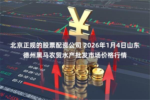 北京正规的股票配资公司 2026年1月4日山东德州黑马农贸水产批发市场价格行情